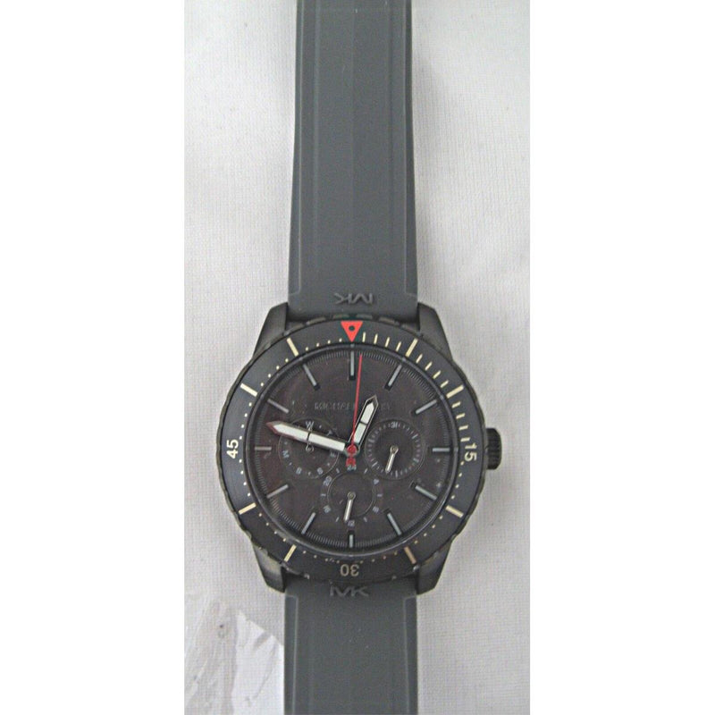 Michael Kors Cunningham Multifunction Grey Dial Grey Rubber Strap Watch For Men - MK7164 Buy Now By Michael Kors