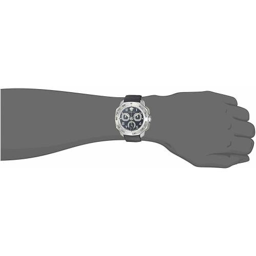 Versace Dylos Analog Black Dial Black Leather Strap Watch for Men - VQC010015 Buy Now By Versace