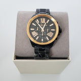 Michael Kors Wren Chronograph Black Dial Black Steel Strap Watch For Men - MK8933 Buy Now By Michael Kors