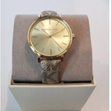 Michael Kors Addyson Quartz Gold Dial Gold Leather Strap Watch for Women - MK2952 Buy Now By Michael Kors