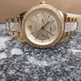 Michael Kors Tibby Multifunction Gold Dial Gold Steel Strap Watch For Women - MK7292 Buy Now By Michael Kors