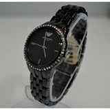 Emporio Armani Ceramica Crystals Black Dial Black Ceramic Strap Watch For Women - AR1478 Buy Now By Emporio Armani