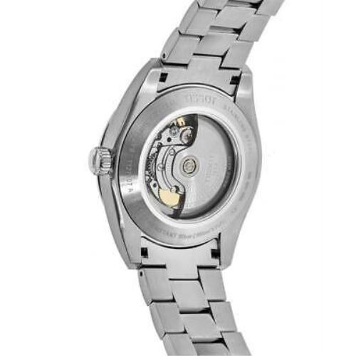 Tissot Gentleman Powermatic 80 Silicium Green Dial Silver Steel Strap Watch For Men - T127.407.11.091.01 Buy Now By Tissot
