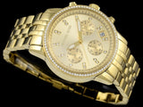 Michael Kors Runway Chronograph Gold Dial Gold Steel Strap Watch For Women - MK5698 Buy Now By Michael Kors
