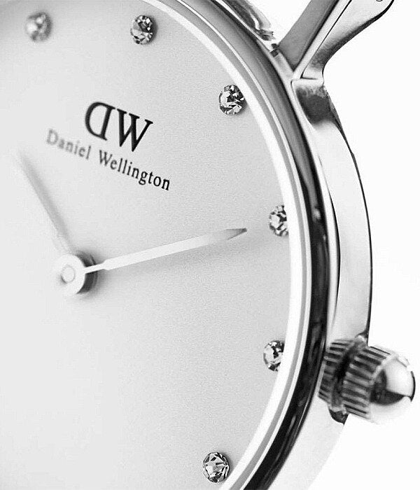 Daniel Wellington York White Dial Brown Leather Strap Watch For Women - DW00100069 Buy Now By Daniel Wellington