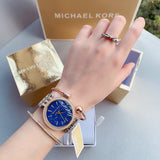 Michael Kors Darci Quartz Blue Dial Two Tone Steel Strap Watch For Women - MK3401 Buy Now By Michael Kors