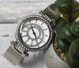 Guess Muse Quartz White Dial Silver Steel Strap Watch For Women - W1008l1 Buy Now By Guess
