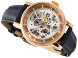 Fossil Original Boyfriend Skeleton White Dial Blue Leather Strap Watch for Women - ME3086 Buy Now By Fossil