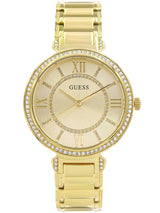 Guess Montage Quartz Gold Dial Gold Steel Strap Watch For Women - GW0588L1 Buy Now By Guess