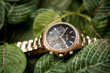 Hugo Boss Hera Blue Dial Gold Steel Strap Watch for Women - 1502566 Buy Now By Hugo Boss