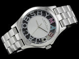 Marc Jacobs Henry Skeleton Silver Dial Silver Steel Strap Watch for Women - MBM3262 Buy Now By Marc Jacobs