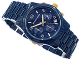 Michael Kors Runway Analog Blue Dial Blue Steel Strap Watch for Women - MK7332 Buy Now By Michael Kors