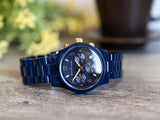 Michael Kors Runway Analog Blue Dial Blue Steel Strap Watch for Women - MK7332 Buy Now By Michael Kors