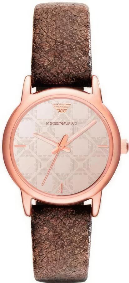 Emporio Armani Classic Analog Grey Dial Brown Leather Strap Watch For Men - AR1813 Buy Now By Emporio Armani