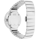 Shop Movado Edge Silver Dial Silver Steel Strap Watch for Women - 3680012 in USA