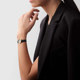 Shop Longines Presence Automatic White Dial Black Watch for Women - L4.321.2.11.2 in USA