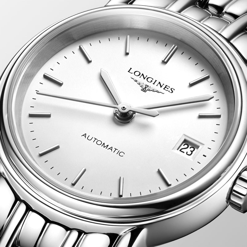 Longines Presence 25.5mm Automatic Stainless Steel Watch for Women - L4.321.4.12.6 Buy Now By Longines