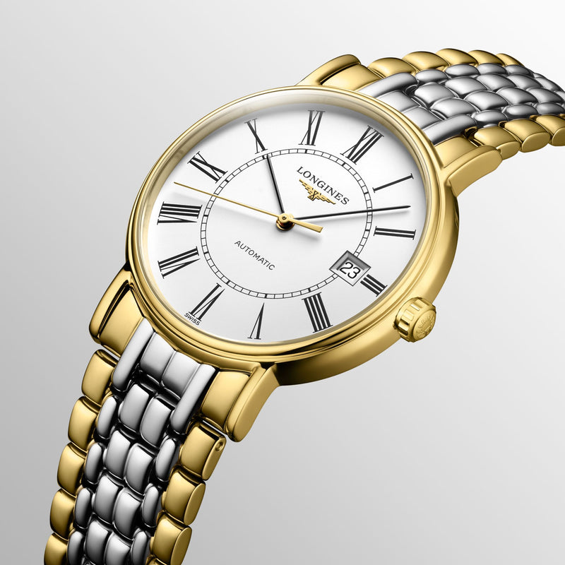 Longines Presence 38.5mm Automatic Stainless Steel Watch for Men - L4.921.2.11.7 Buy Now By Longines