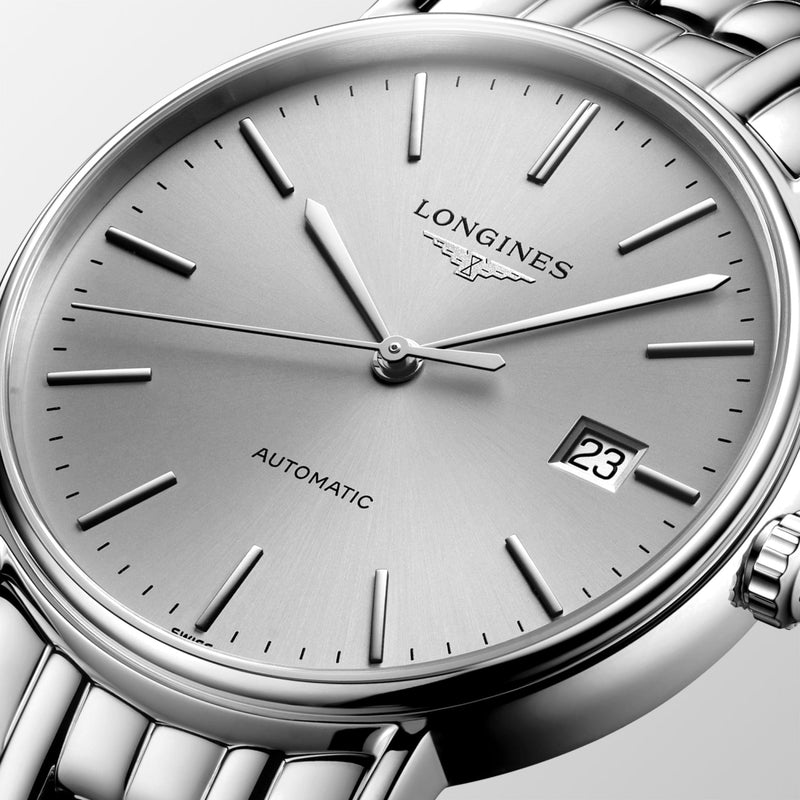 Longines Presence 25.5mm Automatic Stainless Steel Watch for Women - L4.321.4.72.6 Buy Now By Longines