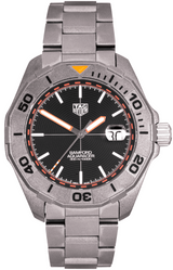 Tag Heuer Aquaracer Bamford Automatic Black Dial Grey Steel Strap Watch for Men - WAY208F.BF0638 Buy Now By Tag Heuer
