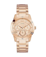 Guess Studio Rose Gold Dial Rose Gold Steel Strap Watch For Women - W0778L3 Buy Now By Guess