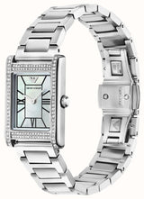 Emporio Armani Empire Mother of Pearl Dial Silver Steel Strap Watch For Women - AR11625 Buy Now By Emporio Armani