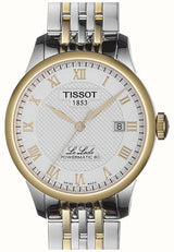 Tissot T Classic Le Locle Powermatic 80 Silver Dial Two Tone Steel Strap Watch For Men - T0064072203301 Buy Now By Tissot