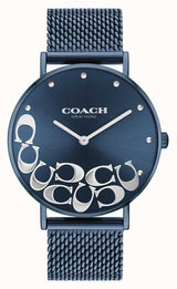 Coach Perry Blue Dial Blue Mesh Bracelet Watch for Women - 14503824 Buy Now By Coach
