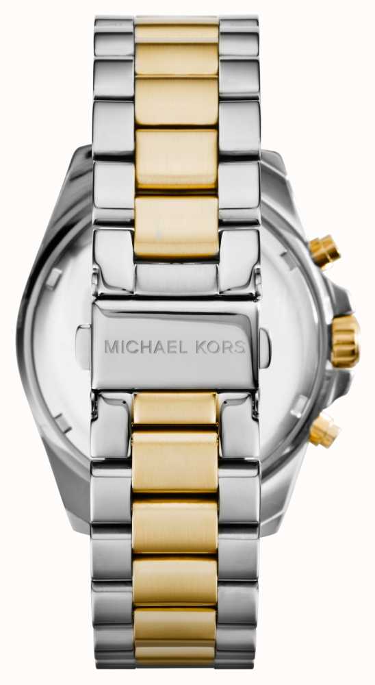 Michael Kors Bradshaw Blue Dial Two Tone Steel Strap Watch for Women - MK5976 Buy Now By Michael Kors