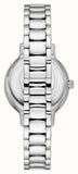 Emporio Armani Cleo Crystals Mother Of Pearl Dial Silver Steel Strap Watch For Women - AR11484
