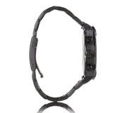 Fossil Bronson Chronograph Black Dial Black Steel Strap Watch for Men - FS5876