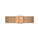 Daniel Wellington Petite Rose Gold Dial Rose Gold Mesh Bracelet Watch For Women - DW00100470