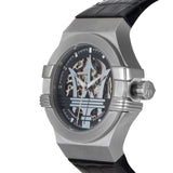 Maserati Potenza Automatic Black Dial Black Leather Strap Watch For Men - R8821108001 Buy Now By Maserati