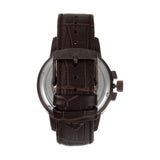 Maserati Ingegno Automatic Skeleton White Dial Brown Leather Strap Watch For Men - R8821119003