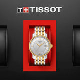 Tissot T Classic Bridgeport Silver Dial Two Tone Mesh Bracelet Watch For Men - T097.410.22.038.00 Buy Now By Tissot