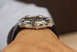 Maurice Lacroix Aikon Chronograph Black Dial Black Leather Strap Watch for Men - AI1018-SS001-330-1 Buy Now By Maurice Lacroix