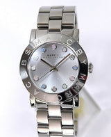 Marc Jacobs Amy Dexter Silver Dial Silver Steel Strap Watch for Women - MBM3214 Buy Now By Marc Jacobs