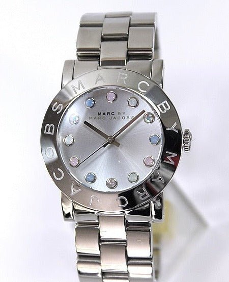 Marc Jacobs Amy Dexter Silver Dial Silver Steel Strap Watch for Women - MBM3214 Buy Now By Marc Jacobs