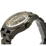 Marc Jacobs Henry Transparent Black Dial Black Steel Strap Watch for Women - MBM3255 Buy Now By Marc Jacobs