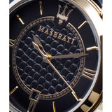 Maserati Epoca Black Dial Black Leather Strap Watch For Women - R8851118501 Buy Now By Maserati