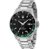 Maserati SFIDA Chronograph Black Dial Silver Steel Strap Watch For Men - R8853140005 Buy Now By Maserati