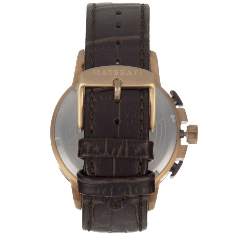 Maserati Ingegno Chronograph Brown Dial Brown Leather Strap Watch For Men - R8871619001 Buy Now By Maserati