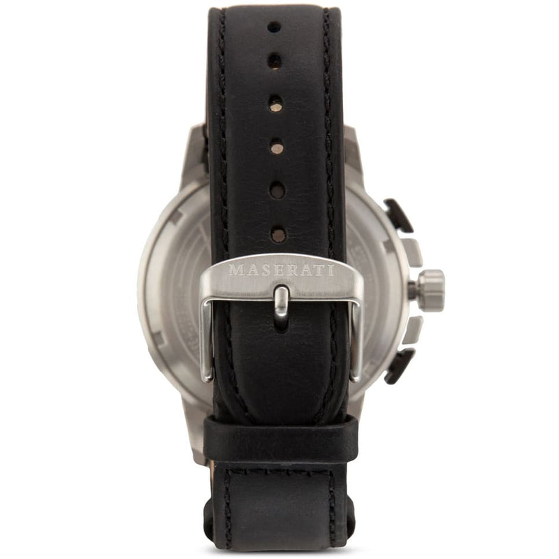 Maserati Ingegno Chronograph Black Dial Black Leather Strap Watch For Men - R8871619004 Buy Now By Maserati