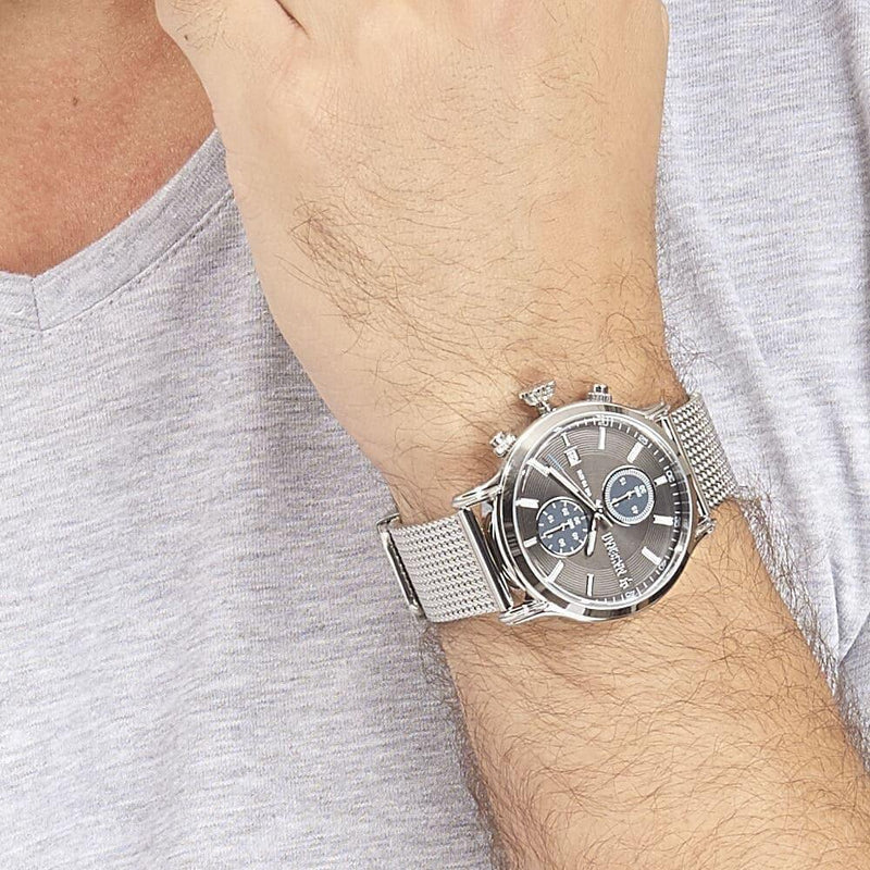 Maserati Epoca 42mm Black Dial Steel Silver Mesh Bracelet Watch For Men - R8873618003 Buy Now By Maserati