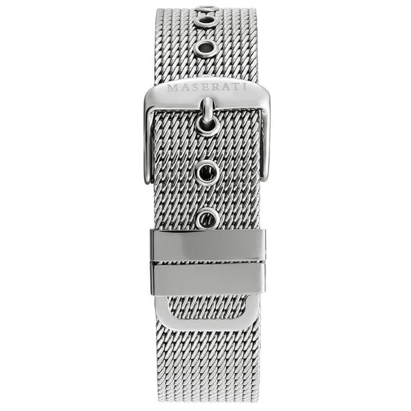 Maserati Epoca 42mm Black Dial Steel Silver Mesh Bracelet Watch For Men - R8873618003 Buy Now By Maserati