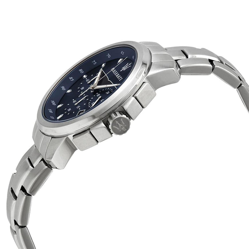 Maserati Successo Chronograph Blue Dial Silver Steel Strap Watch For Men - R8873621002 Buy Now By Maserati