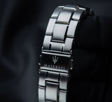 Maserati Successo Solar Edition Black Dial Silver Steel Strap Watch For Men - R8873645003 Buy Now By Maserati