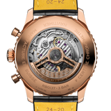 Shop Breitling Navitimer B01 Chronograph 46 Silver Dial Black Leather Strap Watch for Men - RB0137241G1P1 in USA