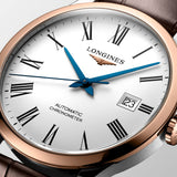 Longines Record Automatic Stainless Steel 18K Gold Watch for Men - L2.821.5.11.2 Buy Now By Longines