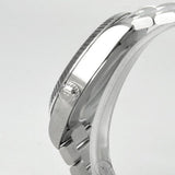 Tudor Style Automatic Blue Dial Silver Steel Strap Watch for Men - M12710-0013